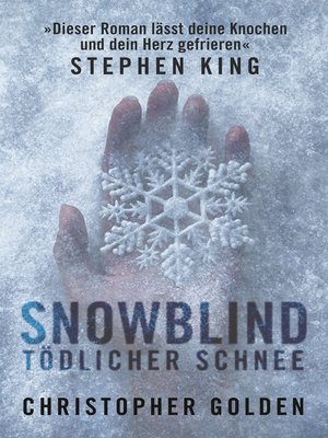 cover image of Snowblind--Tödlicher Schnee
